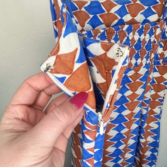 Anthropologie Maeve The Ophelia Sleeveless Linen Slim Micro Mini Dress 10 NWT - Picture 7 of 16